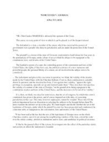 worcester vs. georgia