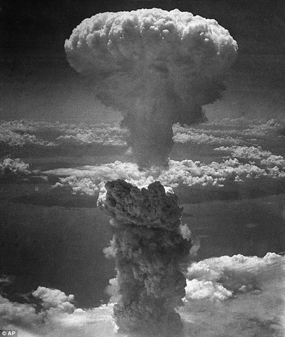 Allies use atomic bombs on Hiroshima and Nagasaki
