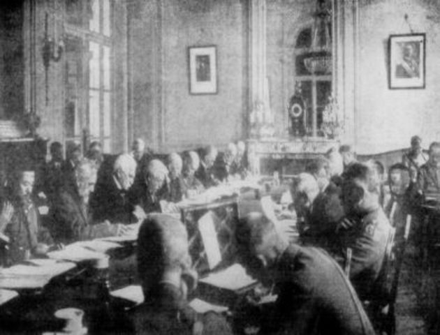 Turks sign armistice