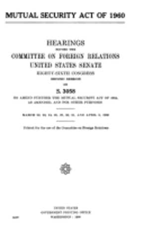 Mutual Security Act