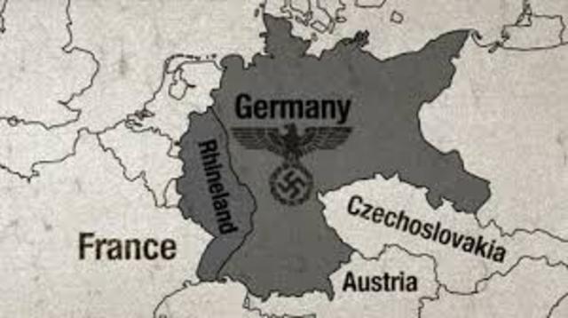 Germany invades Rhineland