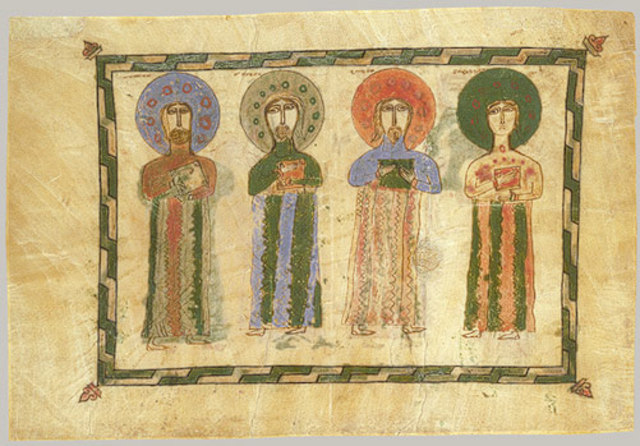 Leaf from Gospel Book