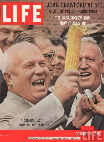 Khrushchev visits U.S