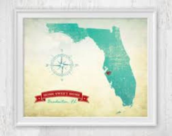 Florida getting addeed to a state