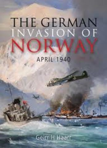 Germany invaded Denmark and Norway