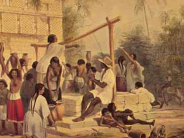 proviene una importantepista sobre la posible forma de extraer el agua de lospozos en Mesoamérica, dado que todo parece indicar quela polea no se utilizó.