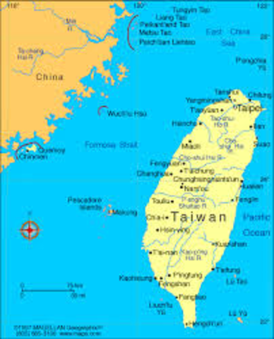Chinese settlers in Taiwan