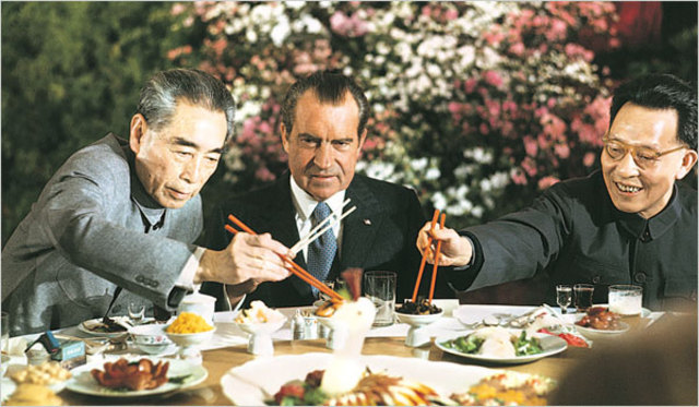 Nixon visits China