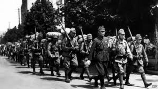 Japan annexes Korea.