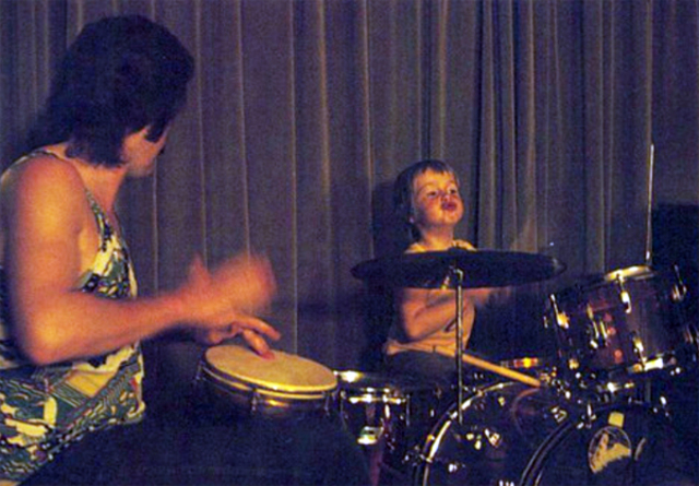 Began drumming intrest