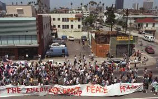 Riots in Los Angeles