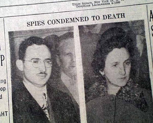 Julius and Ethel Rosenberg executed