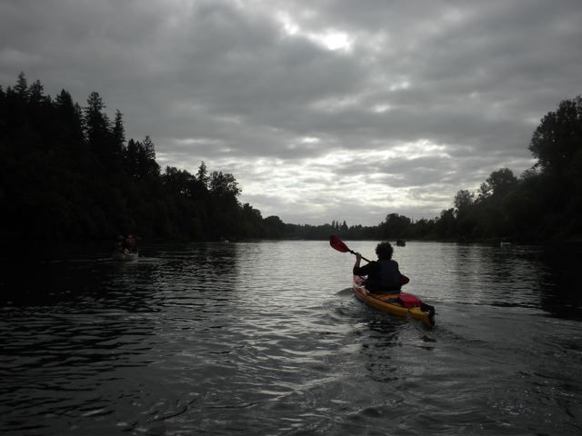 Crabbe starts his journey down the river