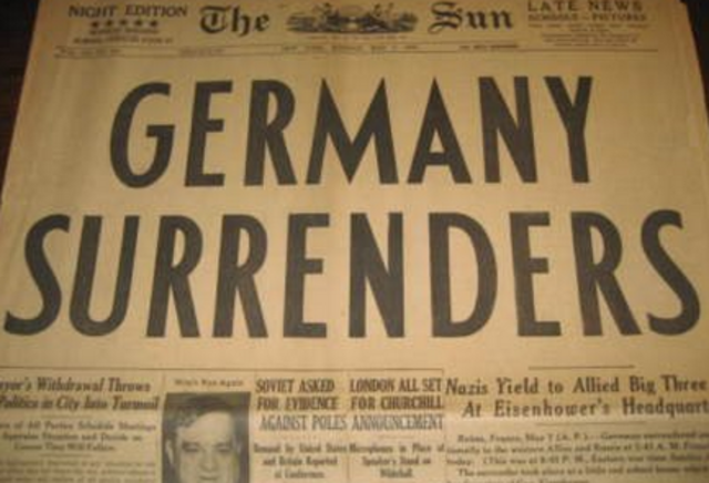 Axis powers are defeated