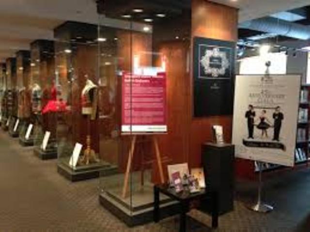 Fumiko opens an exhibition