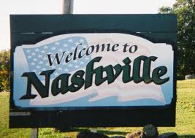 Hunter moved to Nashville