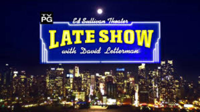 made his national network television debut on CBS’ Late Show with David Letterman