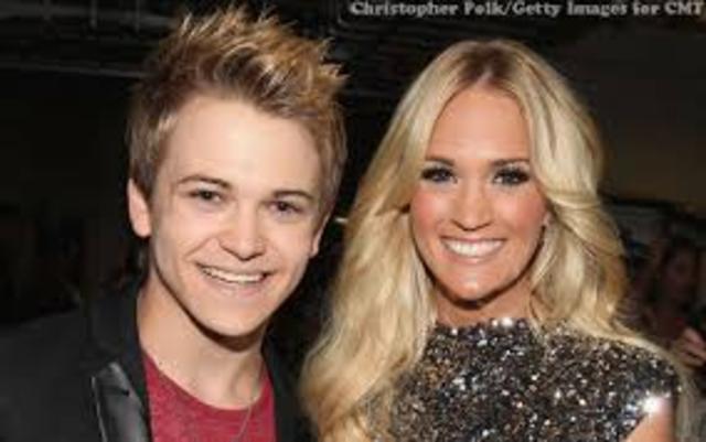 Toured with Carrie Underwood won her blown away tour