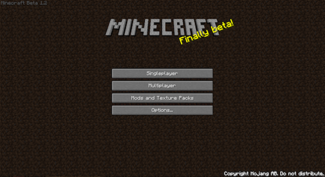 Minecraft Beta was released