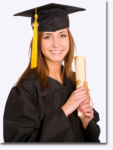 Kelly graduates from grade 12!