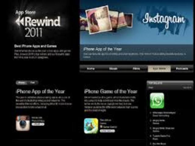 Instagram is named app of the year.