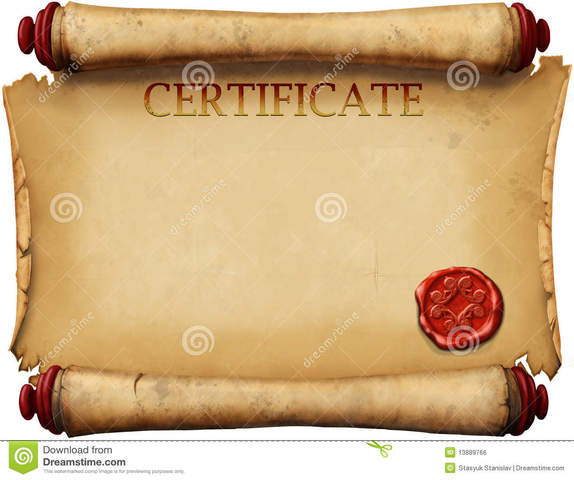 Certificados para alunos