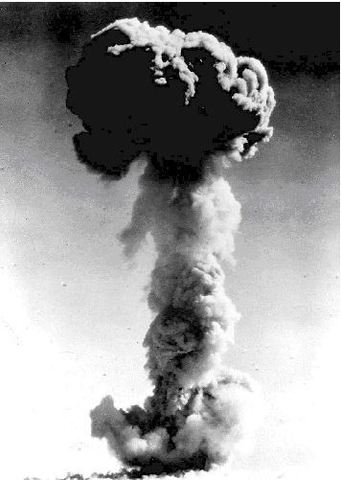 China explodes its first atomic bomb.