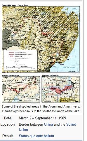 Sino-Soviet Conflict begins.