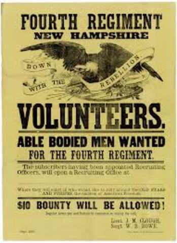 President Lincoln calls for more Soldiers