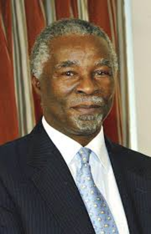 Thabo Mbeki elected President of South Africa