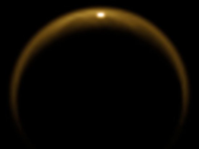 Flash of Light from TITAN