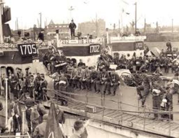 Allied troops liberate rome