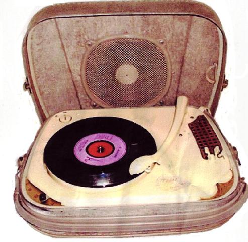 L'électrophone tourne disque