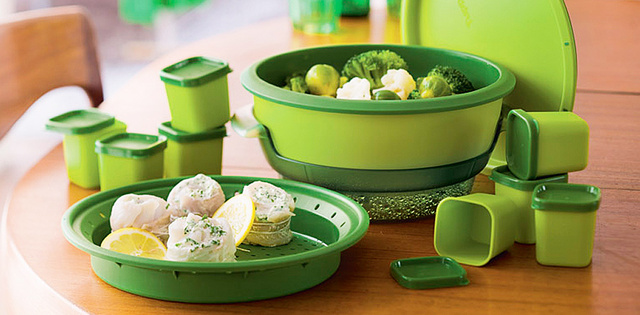 Food in Plastic Storage