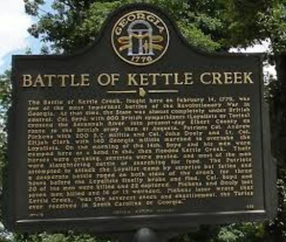 Battle of kettle creek