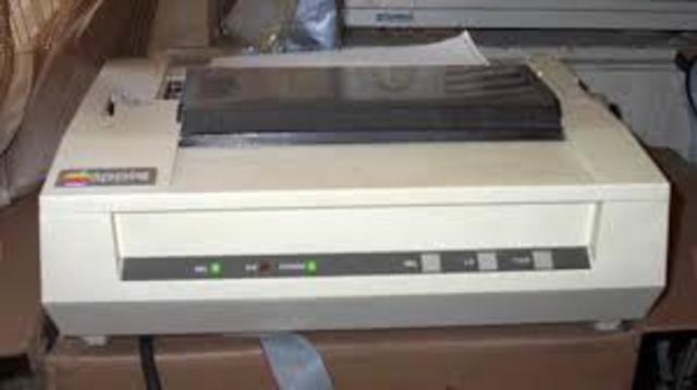 The Apple Dot Matrix Printer is created