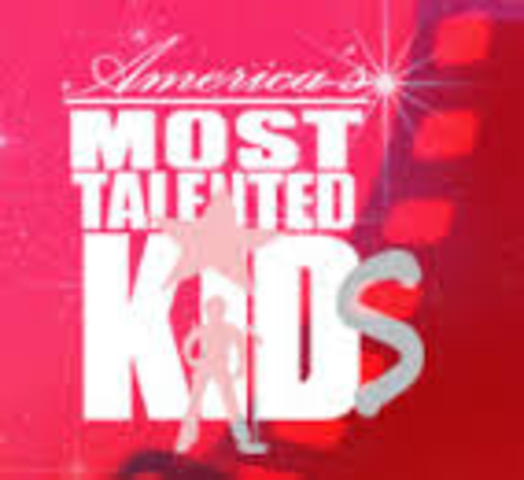He appeared on the show America's Most Talented Kid at the age of thirteen.