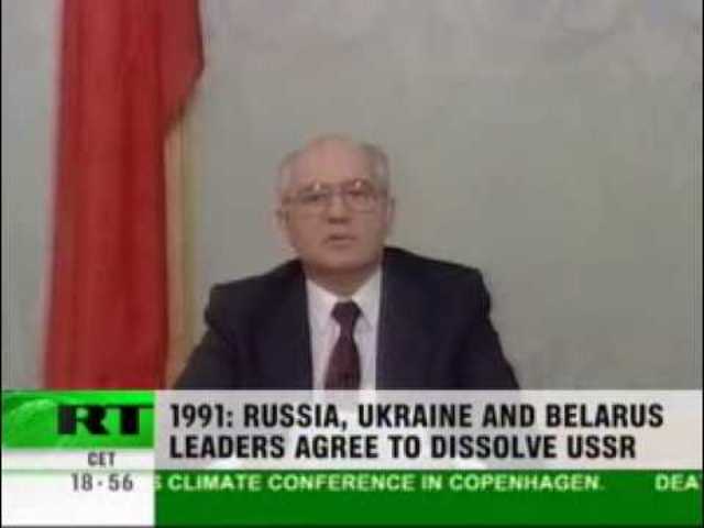 Official Dissolution of the Soviet Union (Belavezha Accords)