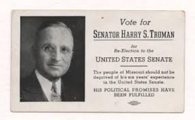 Harry becomes a Senator in the U.S. Senate.