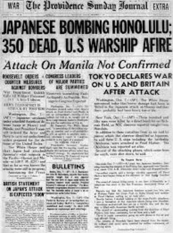 Bombing of Pearl Harbor