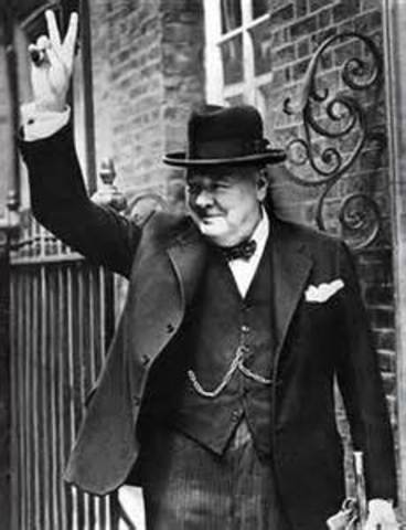 Winston Churchill becomes prime minister of Britain