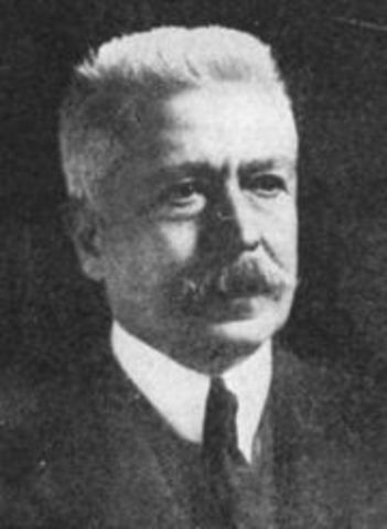 Vittorio Orlando Attends the Paris Peace Conference