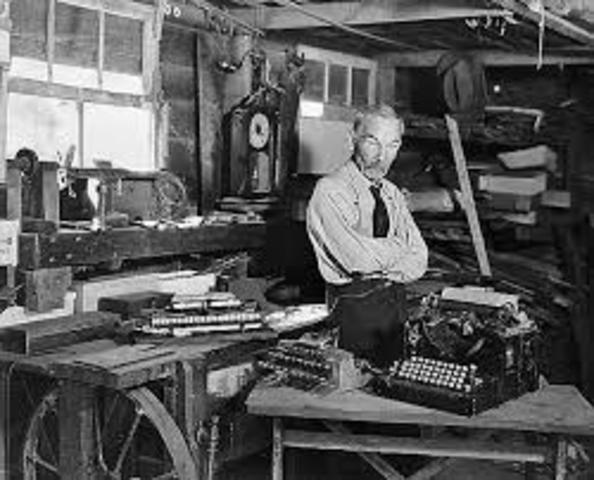 The First Typewriter