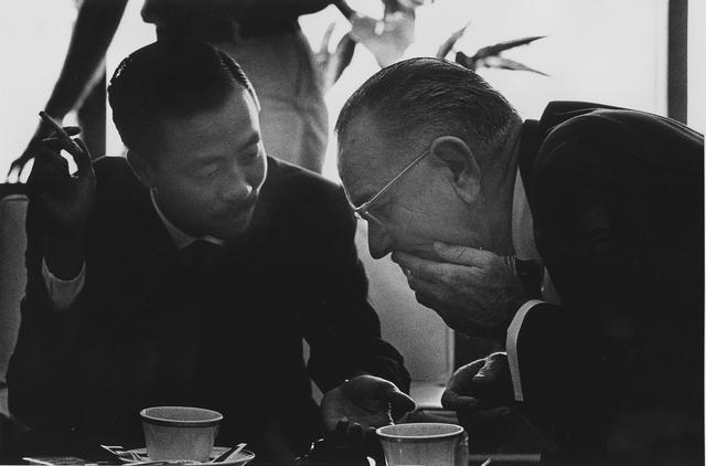 President Johnson meets with South Vietnamese Premier