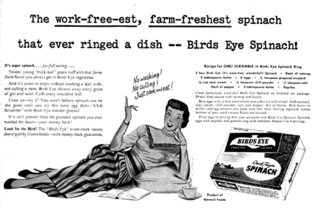 The First Frozen Vegetables are Preserved