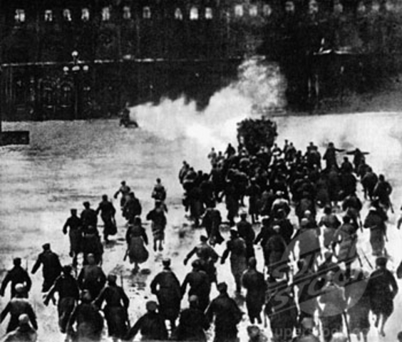 Revolts in Petrograd