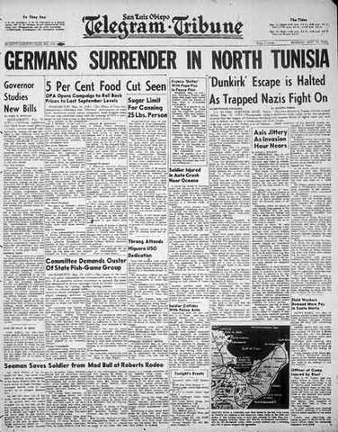 Axis Forces in Tunisia Surrender