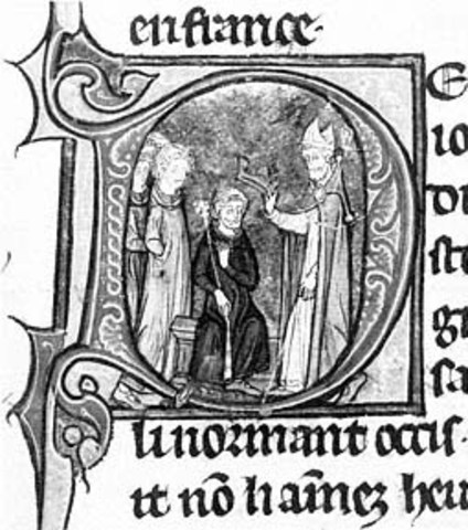 King Odo of the Franks defeats the Norse at the Battle of Montfaucon