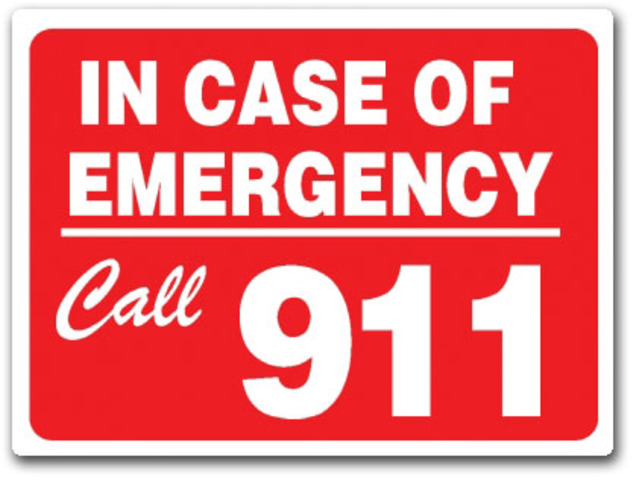 In the case of an emergency