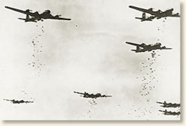 First bombing raid by Americans on Germany